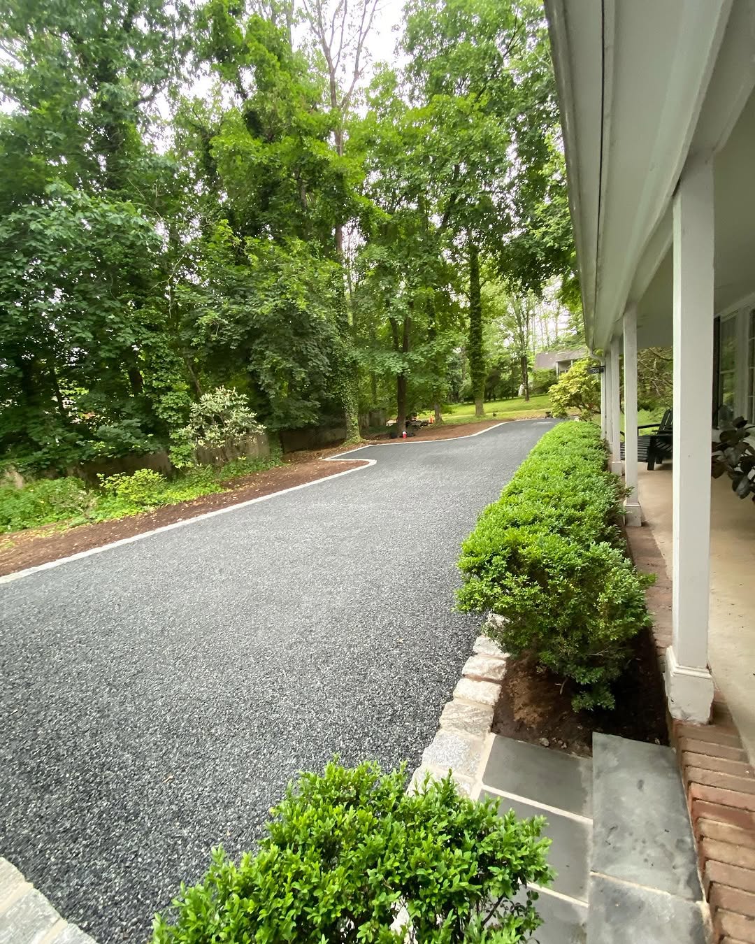 Landscaping and hardscape project in Mercer County, NJ by New Dawn Landscaping.