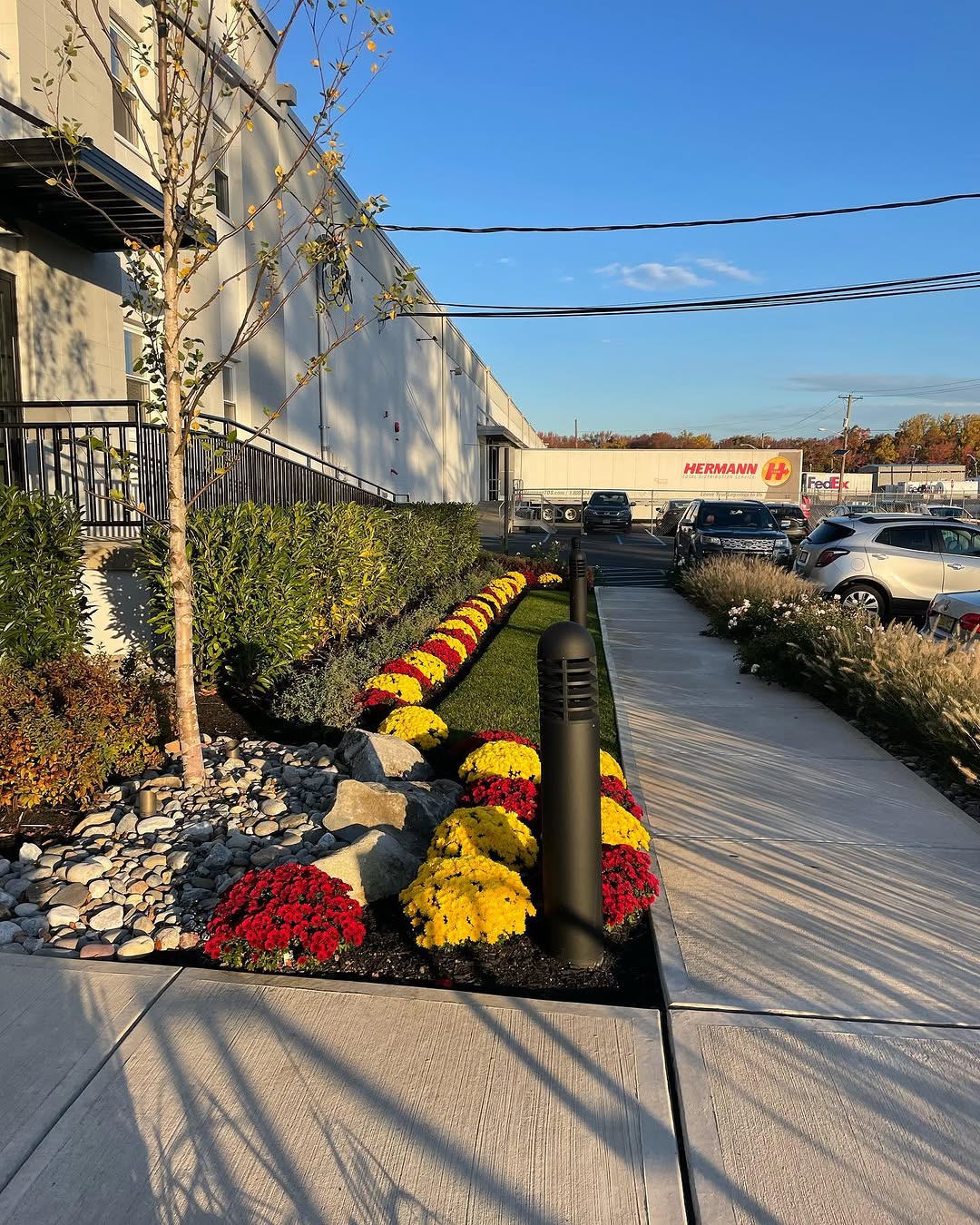 Landscaping and hardscape project in Mercer County, NJ by New Dawn Landscaping.