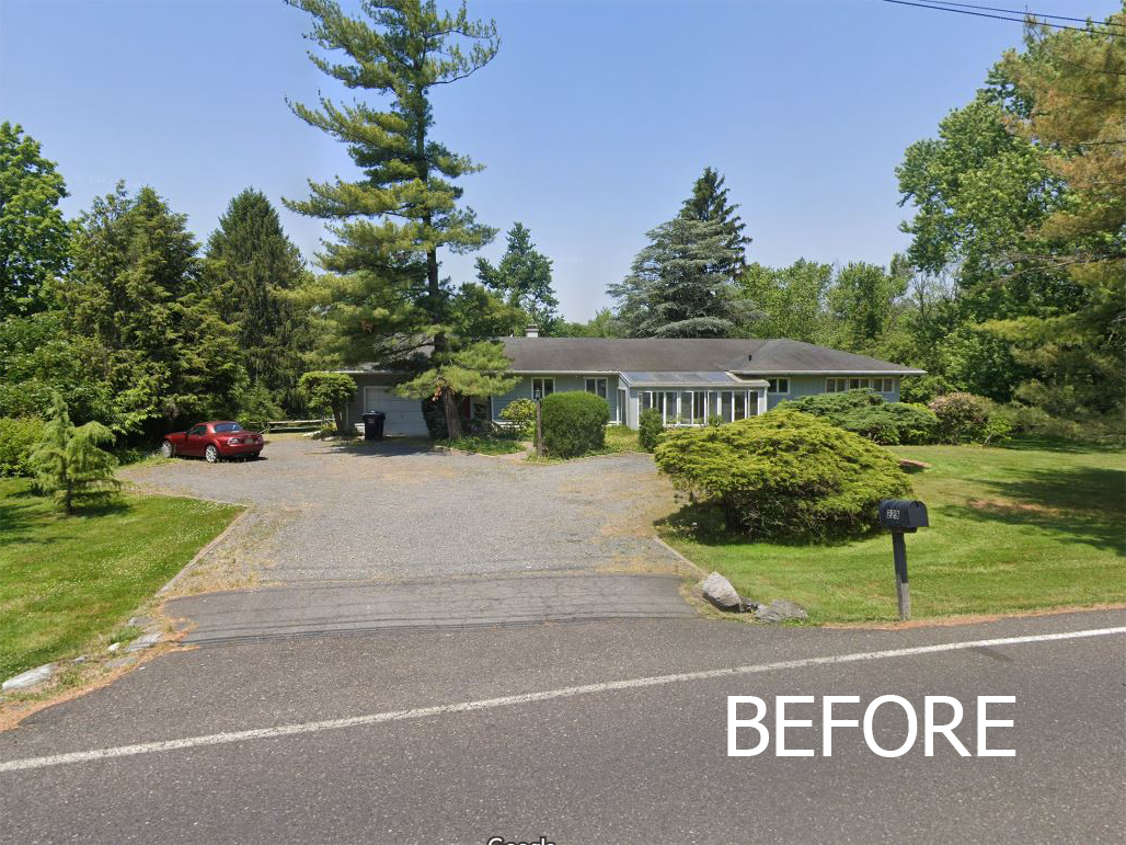 Landscaping and hardscape project in Princeton, New Jersey by New Dawn Landscaping.