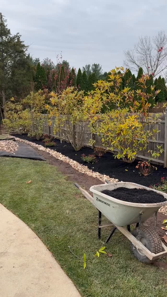 Landscaping and hardscape project in Pennington, New Jersey by New Dawn Landscaping.