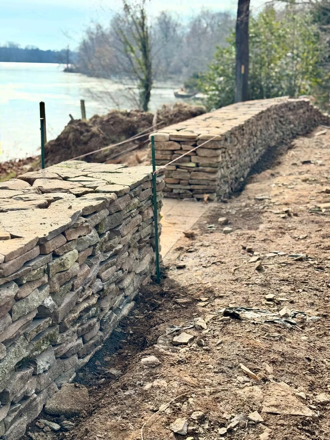 Landscaping and hardscape project in Princeton, New Jersey by New Dawn Landscaping.